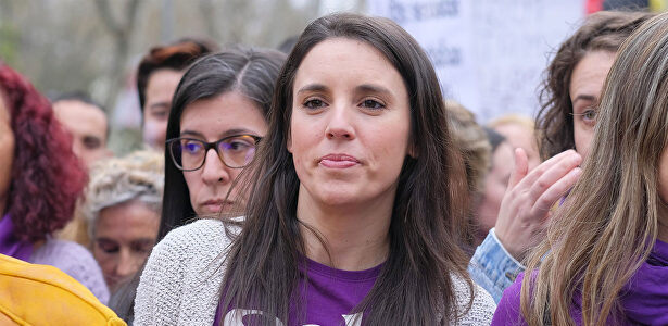 Irene Montero en la manifestación del 8 de Marzo | Cordon Press