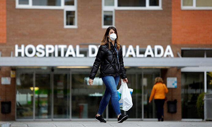 Pandemia en Igualada. |  EFE