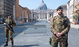 El ejército desplegado en Milán. | EFE