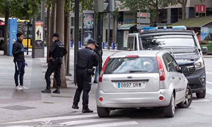 Control de la Policía Nacional. | EFE