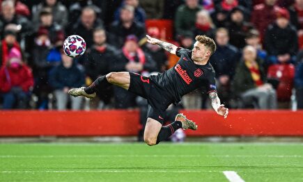 El Atlético asaltó Anfield el pasado 11 de marzo | Cordon Press