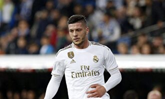 Luka Jovic, en un partido con el Real Madrid esta temporada. | Cordon Press