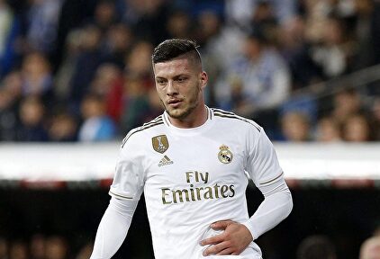 Luka Jovic, en un partido con el Real Madrid esta temporada. | Cordon Press