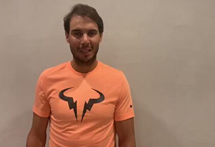 Rafa Nadal: "Son tiempos muy complicados, pero estamos demostrando ser un pueblo unido"