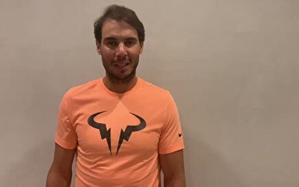 Rafa Nadal: "Son tiempos muy complicados, pero estamos demostrando ser un pueblo unido"