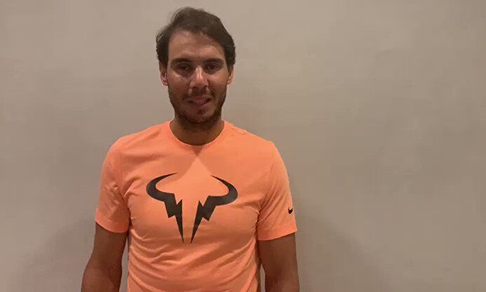 Rafa Nadal: "Son tiempos muy complicados, pero estamos demostrando ser un pueblo unido"