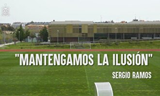 Sergio Ramos 'aparece' en la concentración de España para seguir luchando contra el coronavirus