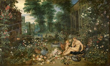 'Olfato', una de las colaboraciones entre Jan Brueghel el Viejo y Rubens. | Museo del Prado