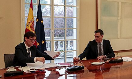 Illa y Sánchez en una reunión reciente | EFE