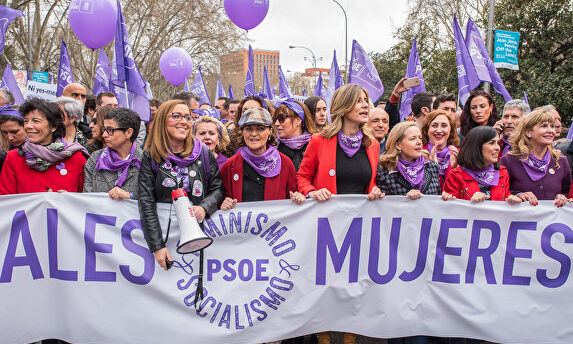 Cabecera socialista de la manifestación | C.Jordá