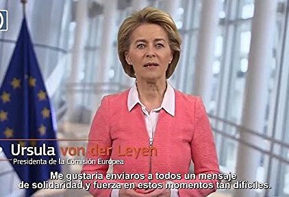 Von der Leyen apoya a España y a sus sanitarios: "No estáis solos"