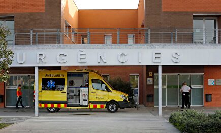 Vista del exterior del Hospital de Igualada. | EFE