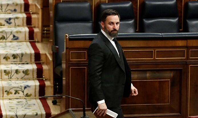 Santiago Abascal en el Congreso. | EFE