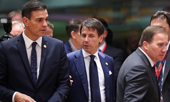 Pedro Sánchez y Giuseppe Conte | EFE
