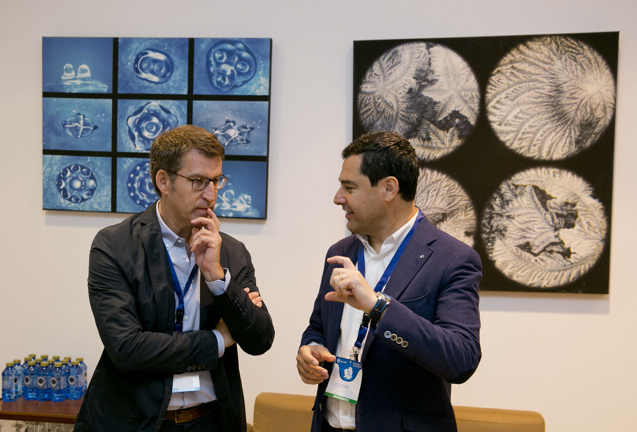 Feijóo y Moreno Bonilla. | PP