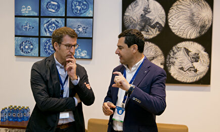 Feijóo y Moreno Bonilla. | PP