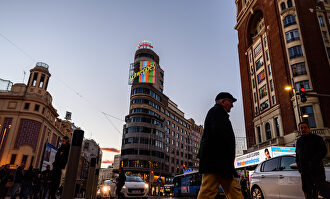 La Gran Vía de Madrid, antes del coronavirus. | David Alonso Rincón