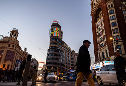 La Gran Vía de Madrid, antes del coronavirus. | David Alonso Rincón