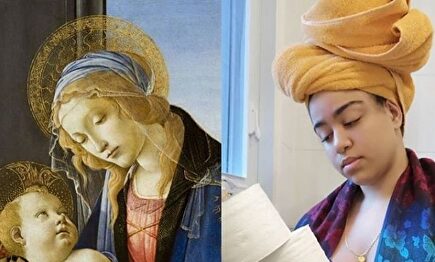 Uno de los participantes en el reto @tussenkunstenquarantaine | Instagram