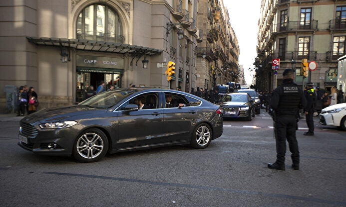 El coche oficial del presidente del Gobierno, Pedro Sánchez | Europa Press