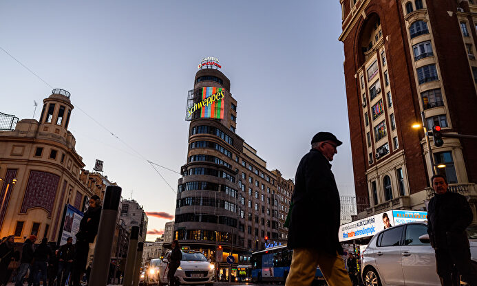La Gran Vía de Madrid, antes del coronavirus. | David Alonso Rincón