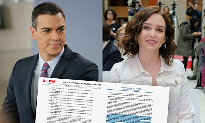 Sánchez y Ayuso. | Cordon Press