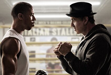Michael B. Jordan y Sylvester Stallone, en una escena de Creed. | Fotograma