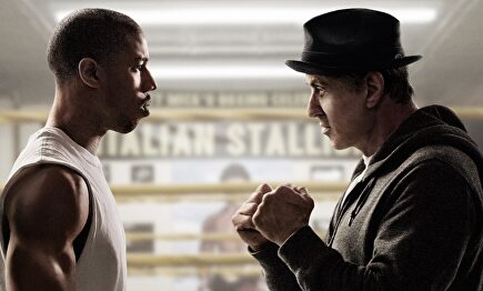 Michael B. Jordan y Sylvester Stallone, en una escena de Creed. | Fotograma