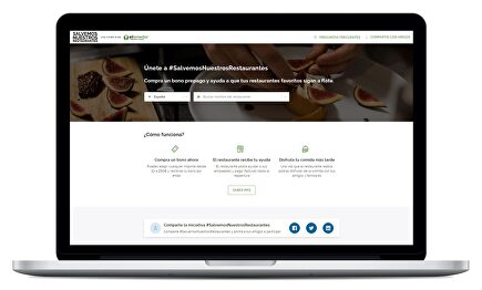 Web 'Salvemos nuestros restaurantes' de ElTenedor | ElTenedor
