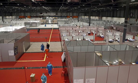 Imagen del hospital en IFEMA. | EFE