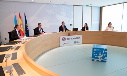 El titular del gobierno gallego preside una reunión del Consello de la Xunta | Xunta de Galicia