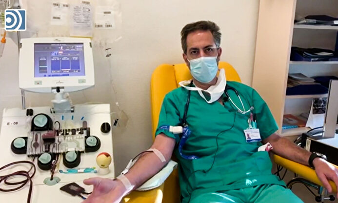 Un ensayo clínico mide la eficacia de la sangre de los curados contra el Coronavirus