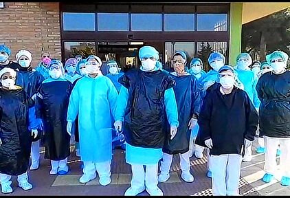 Las trabajadoras de un asilo de Teruel dicen 'basta': mascarillas de más de 20 días y bolsas de basura como única protección