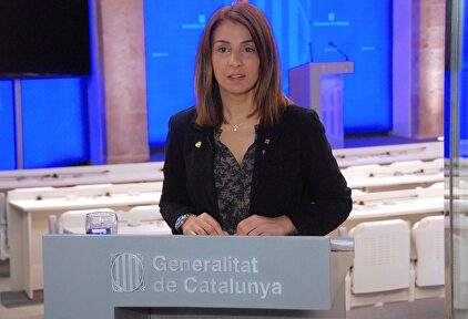 La portavoz de la Generalidad, Meritxell Budó este lunes | EFE