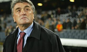 Radomir Antic en uno de sus partidos jugados en el Camp Nou. | Archivo