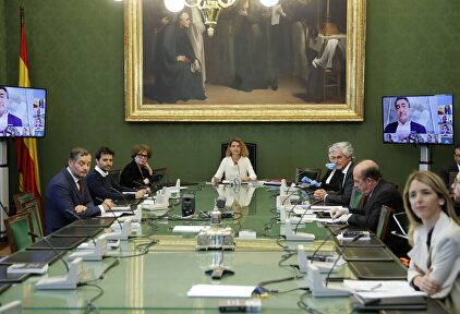 Imagen de la Junta de Portavoces este martes. | EFE