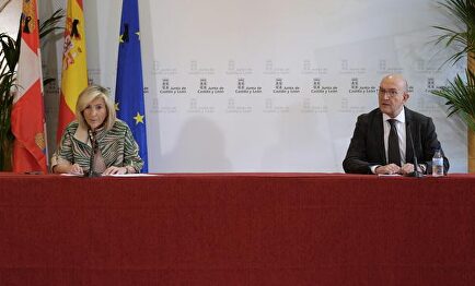 Verónica Casado y Jesús Julio Carnero. | Agencia ICAL