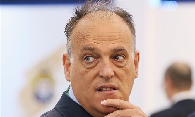 Javier Tebas, presidente de LaLiga. | EFE