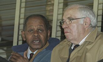 Miguel Jones, junto a su amigo Luis Aragonés. | Cordon Press