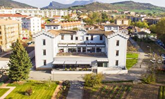 Una vista de las instalaciones desde el aire. | Residencia San Jerónimo