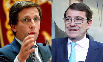 José Luis Martínez Almeida y Alfonso Fernández Mañueco. | Agencia