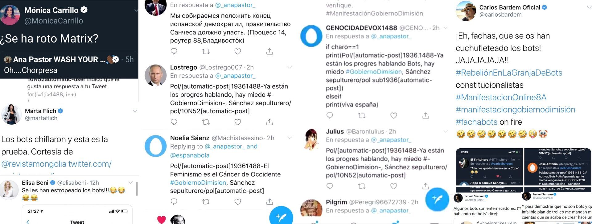 Twitter cierra cientos de cuentas con la excusa del spam después de que participaran en una pantomima masiva para burlarse de la izquierda.