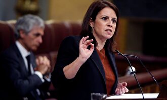 La portavoz del PSOE en el Congreso, Adriana Lastra. | EFE