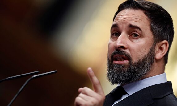 Abascal, en el Congreso. | EFE