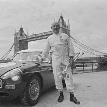 Sir Stirling Moss, en una imagen de 1990, cuando tenía 60 años. | Cordon Press