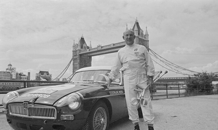 Sir Stirling Moss, en una imagen de 1990, cuando tenía 60 años. | Cordon Press