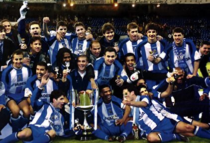 El Dépor dio la campanada en el Bernabéu y conquistó la Copa del Rey en 2002. | EFE