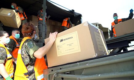 Material sanitario donado por Iberdrola. | Iberdrola