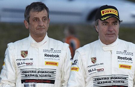 Luis Moya y Carlos Sainz | EFE
