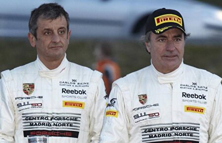 Luis Moya y Carlos Sainz | EFE